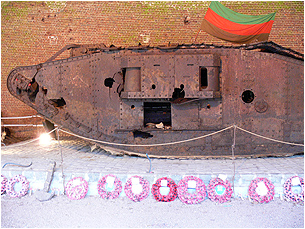 Excavated WW1 Tank at Cambrai